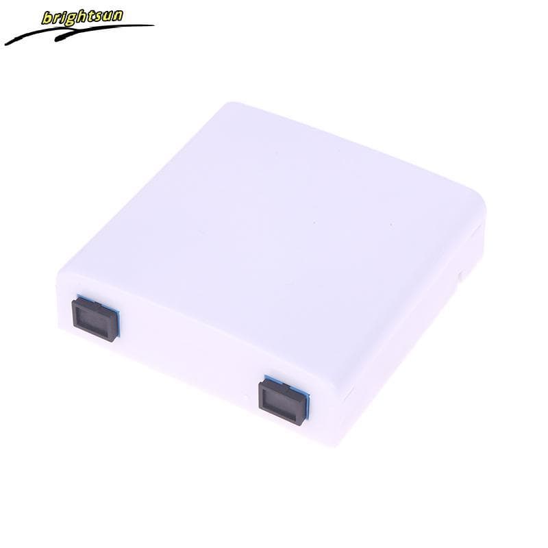 Caixa Terminal De 2 Portas , 86 Tipos , ABS , De Junção De Óptico Emenda De Fibra Óptica De Plástico Branco Com Adaptado