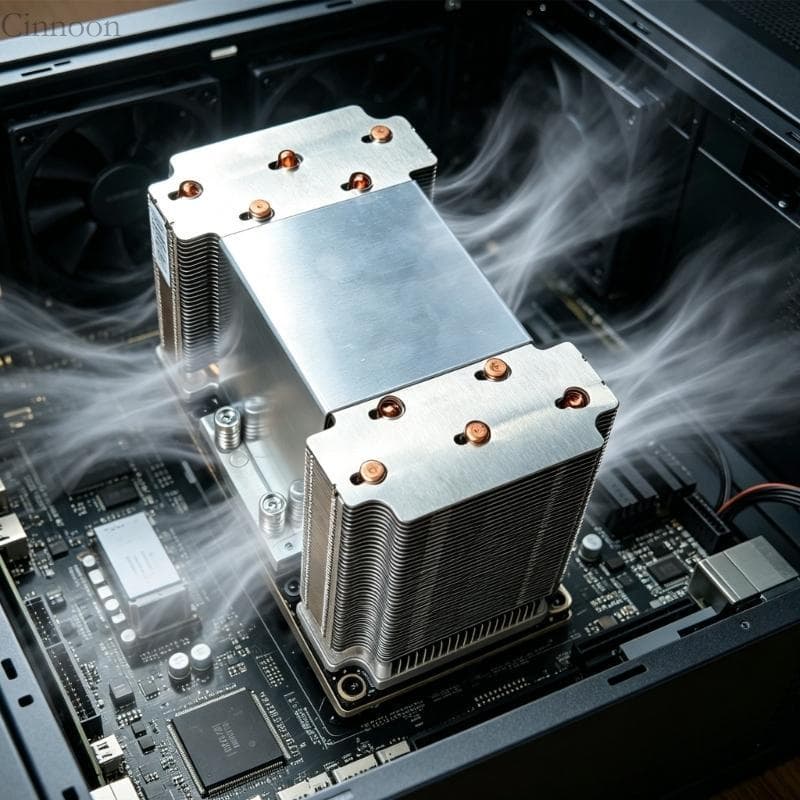 Dissipador Calor Passivo GPU CINN Pilha Barbatana Metal Para V100 P100 SXM2 Construçãos Resfriamento