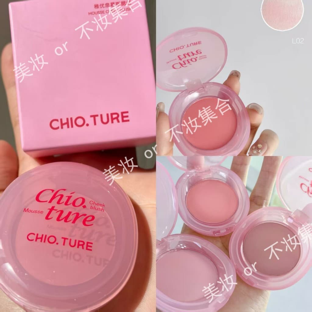 Zhiyouquan Mousse Monocromático Blush Fosco Veludo Névoa Atmosfera Laranja Nu Maquiagem Baixa Saturação All-Match Rou
