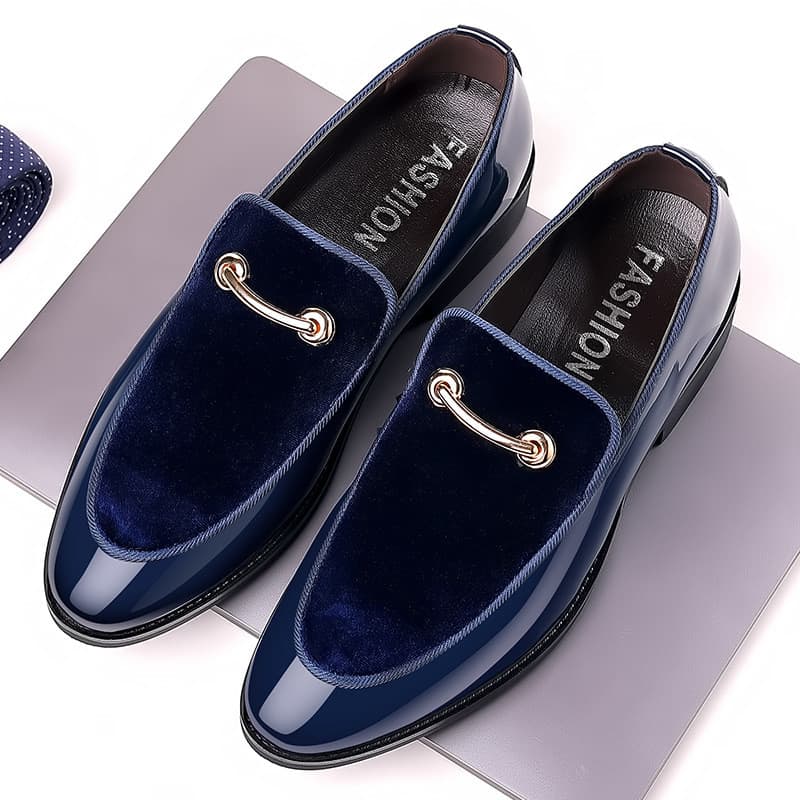 Três sapatos masculinos mocassins tamanho 48 sapatos de couro camurça couro envernizado sapatos casuais mocassins casame
