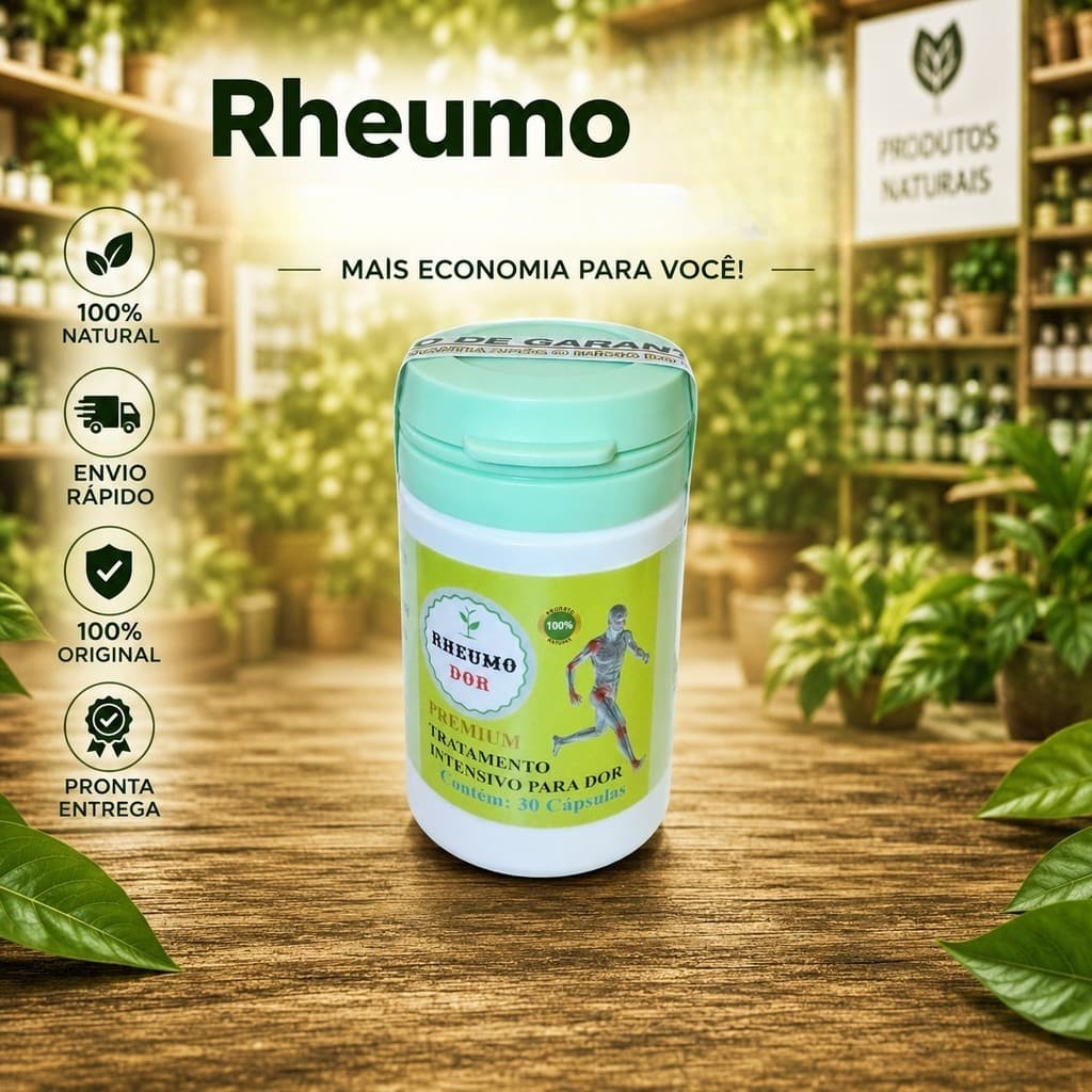 Suplemento Alimentar Rheumo Premium | 30 Cáps - 1 Frasco