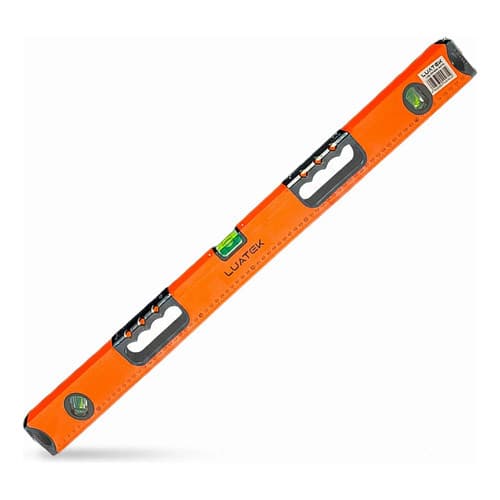 Nível de Alumínio Magnético 80cm 3 Bolhas Horizontal Vertical 45° Profissional