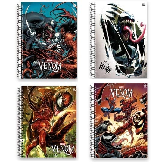 Caderno Venom Universitário 1 ou 10 Materias - Animativa