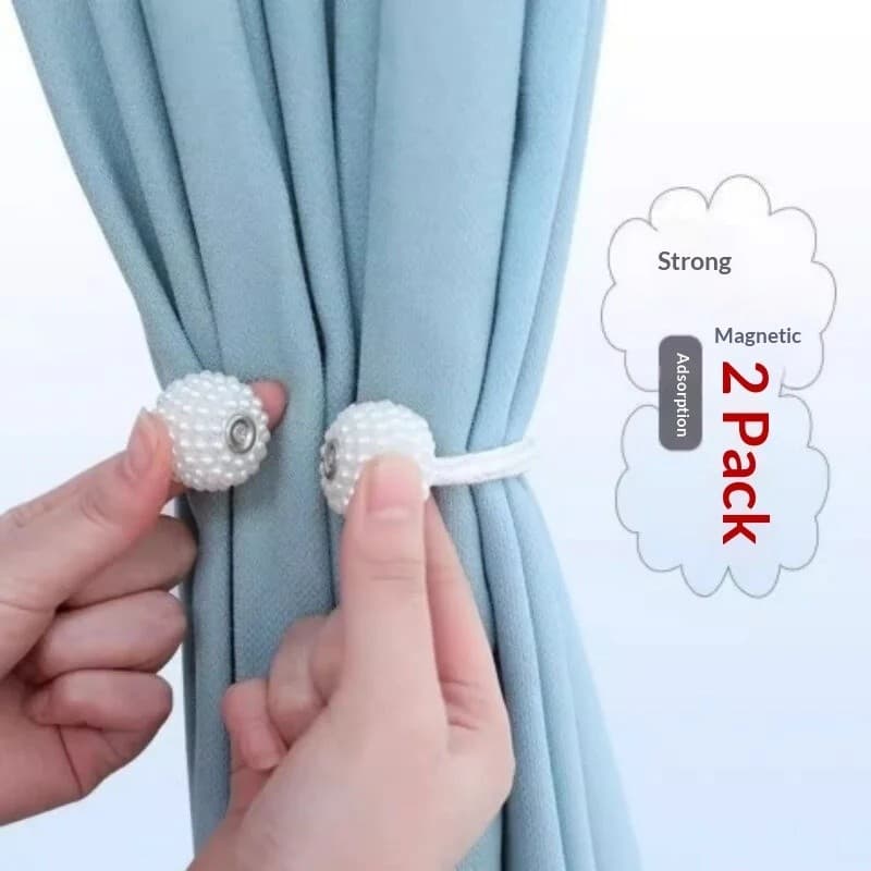 Acessórios para Cortinas, Decoração de Casa, Suportes de Cortina em Forma de Bola, Prendedores de Cortina Magnéticos com