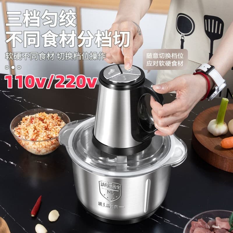 110v220v Volt moedor de carne elétrico doméstico máquina de enchimento de carne de alta potência multifuncional máquina
