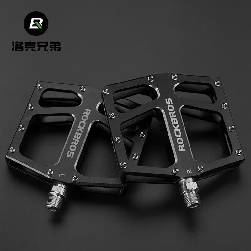 Rock Brothers Mountain Bike Pedal Rolamento Ampliado Pedal de Bicicleta Liga de Alumínio Antiderrapante Pedal Acessórios
