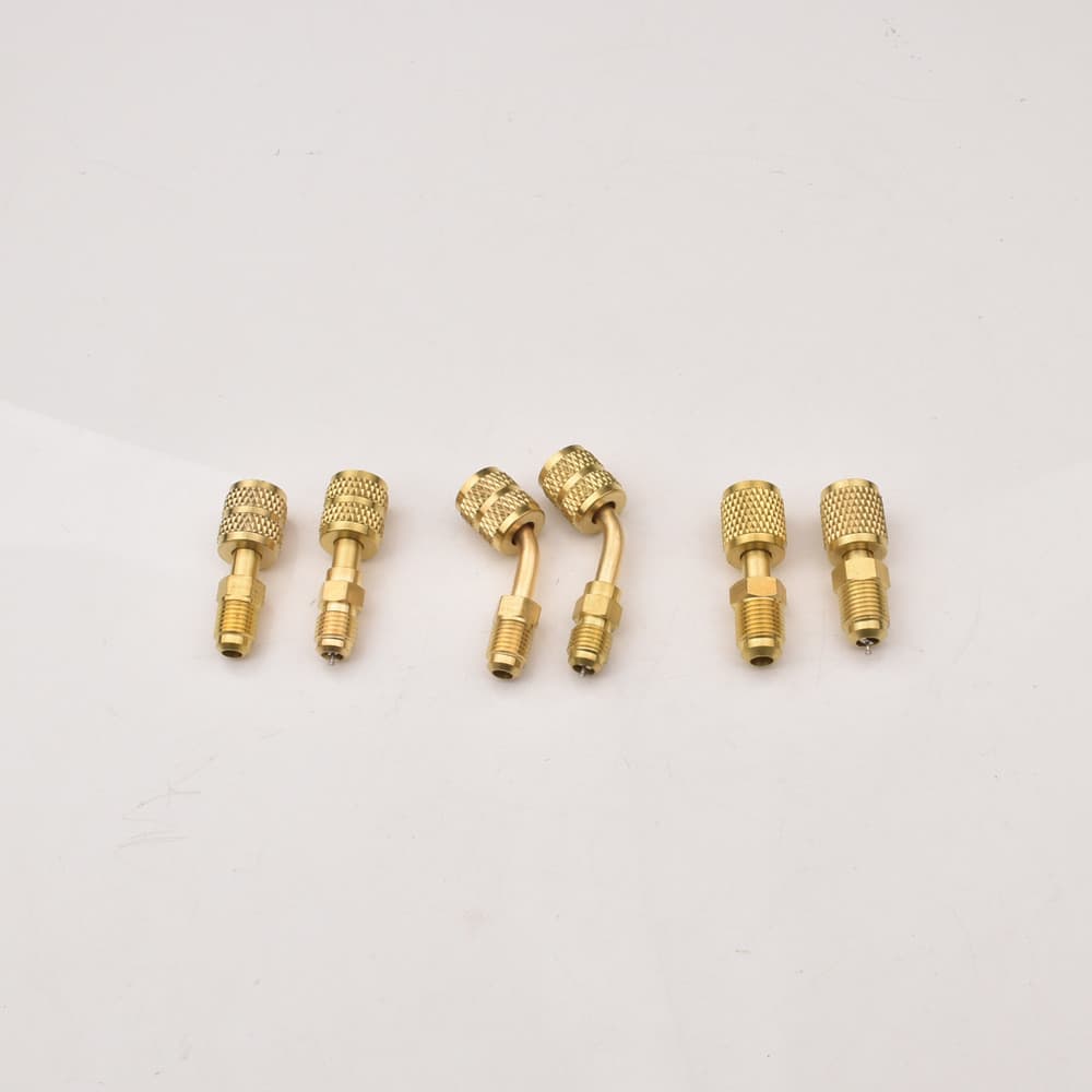 Adaptador R22 para R410A para carregamento de refrigerante de ar condicionado, 5/16" SAE - 1/4" FBK4