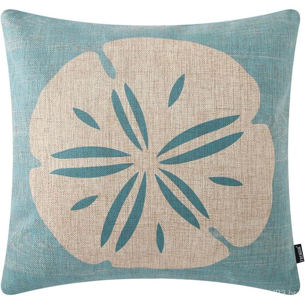 Capas de Almofada TRENDIN com Tema Praiano 18x18 Polegadas, Decoração Náutica para Casa, Capa de Almofada Decorativa par