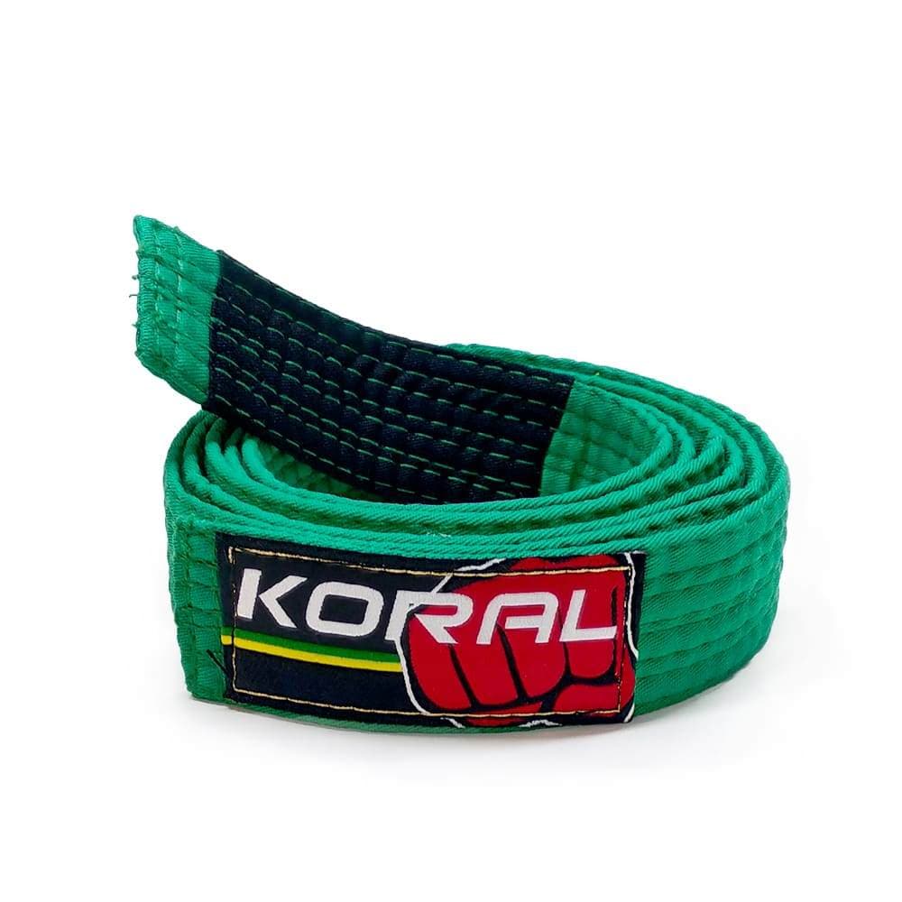 Faixa Jiu-Jitsu Verde Infantil Koral