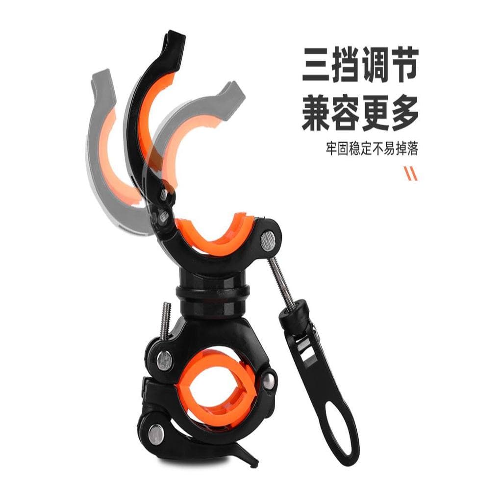 Suporte de lanterna de bicicleta suporte de luz noite equitação farol fixação quadro clipe luz Mountain Bike ciclismo ac