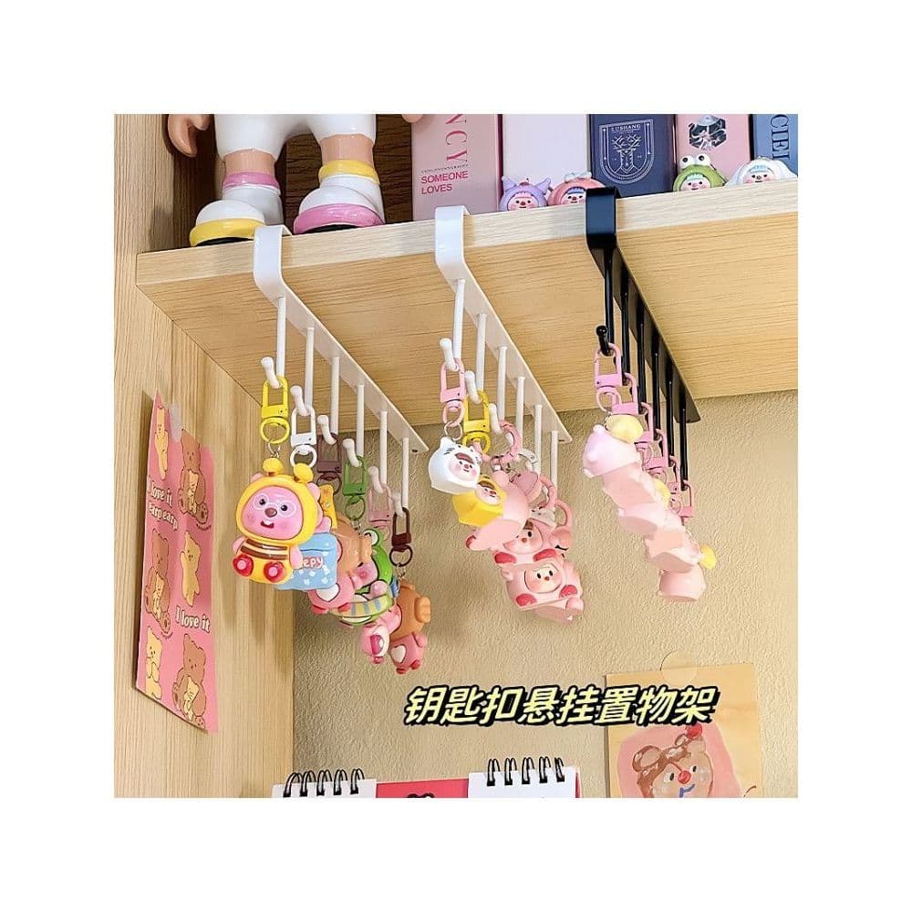 Dormitório linha longa gancho atrás da mesa chapéu acessórios para o cabelo cabide mochila cabide Rack de armazenamento