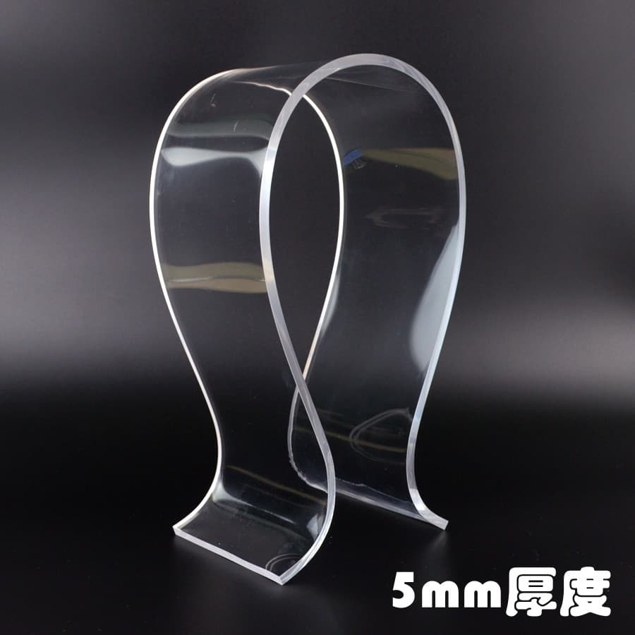 Plexiglass acrílico fone de ouvido suporte cabide expositor fone de ouvido acessórios