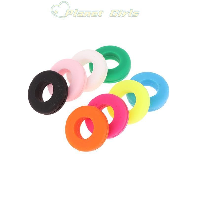 haostone 1Pc/8 Pçs Reduzir Raquete De Tênis Sho Absorvente Colorido Amortecedores Profissionais Raet Acessórios Amortece