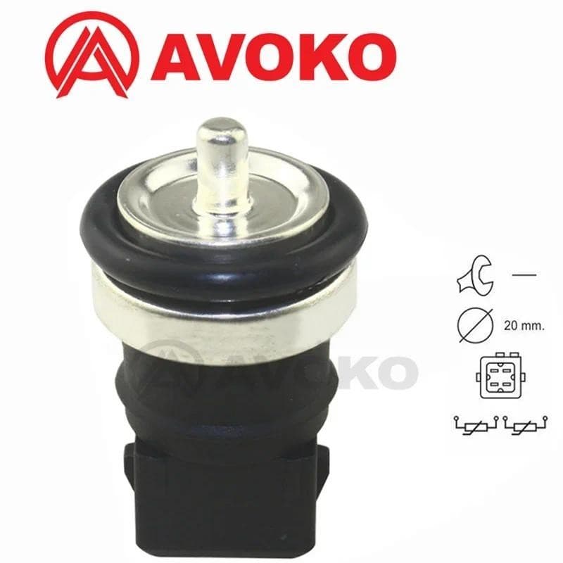 Sensor De Temperatura Da Água Do Líquido Refrigerante NTC Se Encaixa Renault Kangoo Laguna Megane Scenic Trafic Espace C