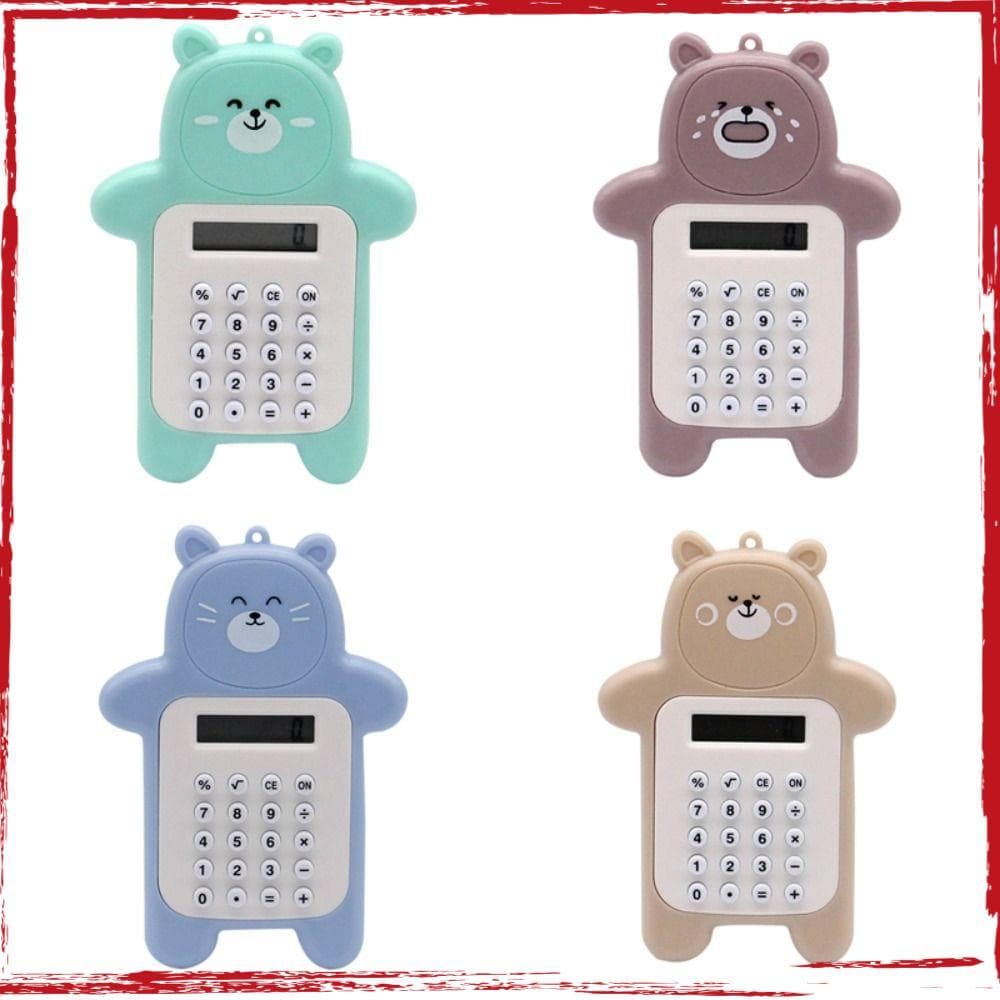 Calculadoras Científicas , Mini Calculadora Com Display De 8 Dígitos Em Formato De Urso ,