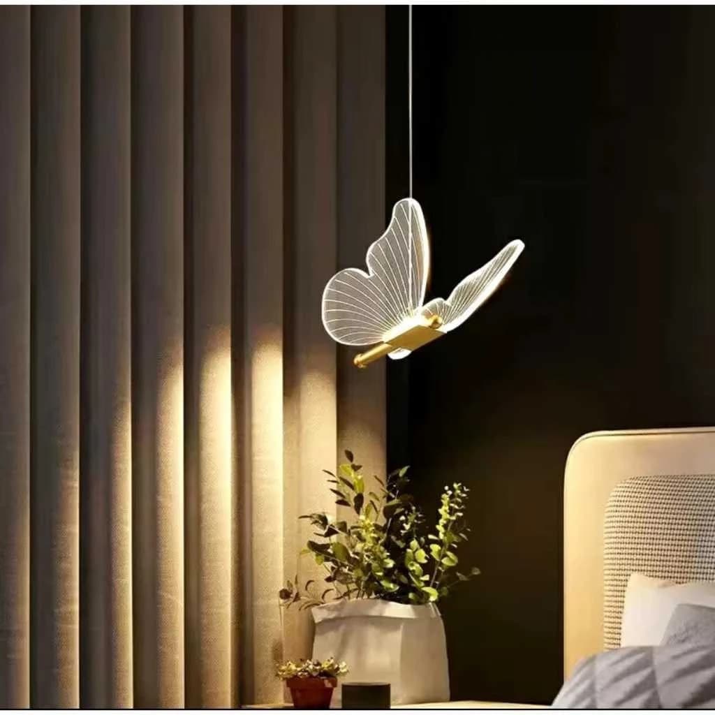 Luminária Pendente LED Decorativo Moderno, 3 Cores de Luz e Altura Ajustável, Quarto, Sala, Cabeceira e Sala de Jantar