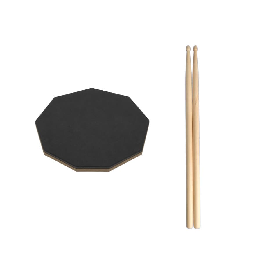Kit Pad de Estudo EVA 6 Polegadas com Baqueta 7A Marfim
