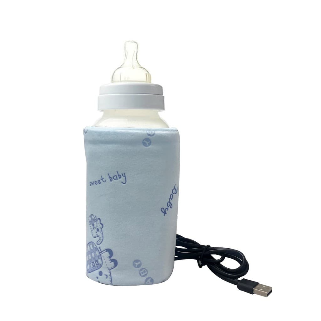 Aquecedor Mamadeira Com Usb Portátil Azul E Rosa