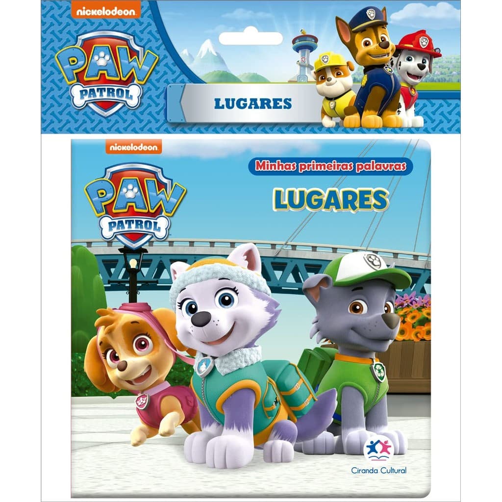 Livro de Banho Patrulha Canina - Lugares