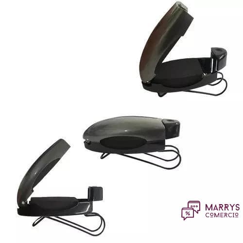 Porta Óculos Veicular Premium Clip Suporte Quebra Sol Carro Universal