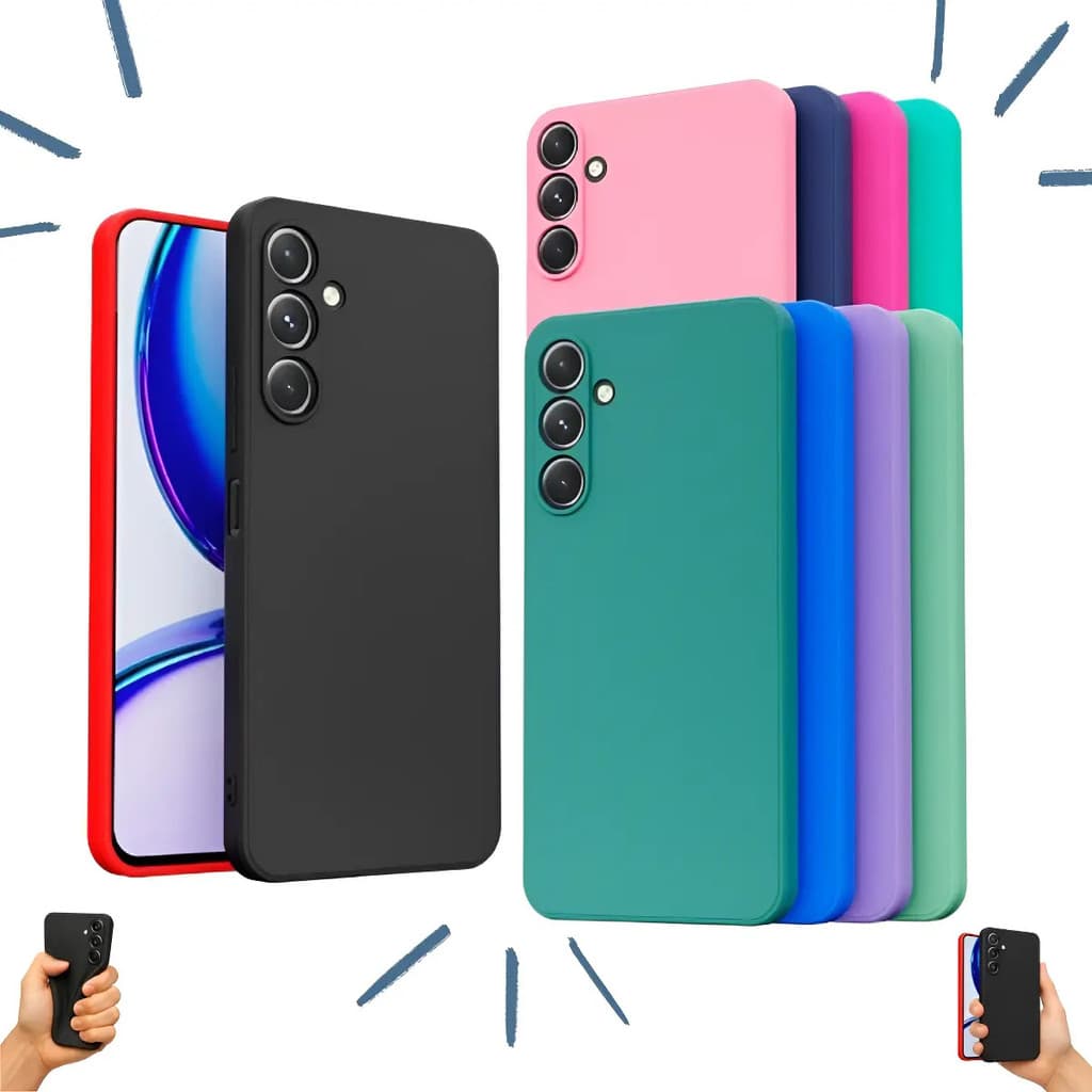 Capa Capinha Compatível Samsung A55 5g Proteção Aveludado