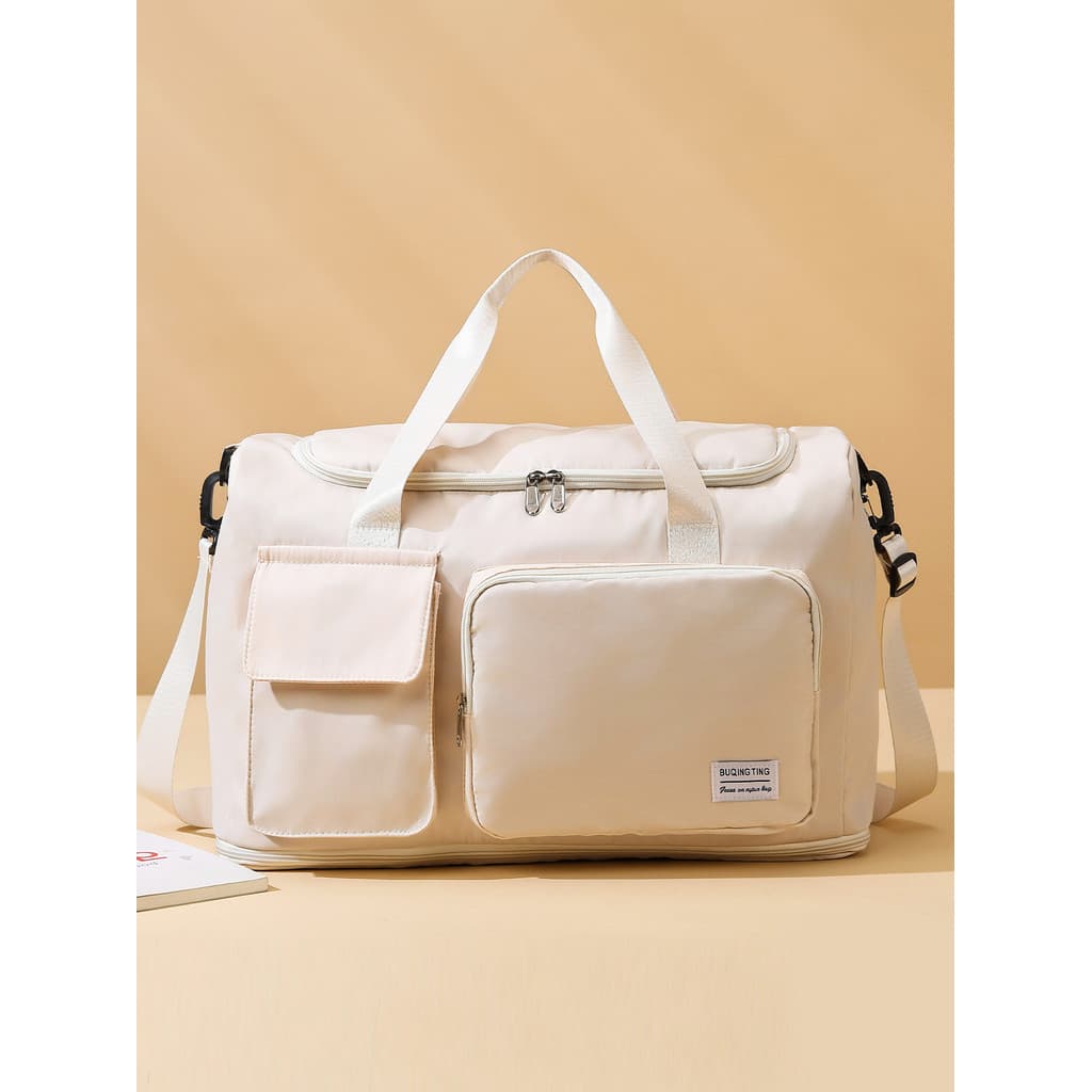 Bolsa de viagem de grande capacidade, portátil, leve, curta distância, viagem de negócios, bolsa de embarque, esportes,