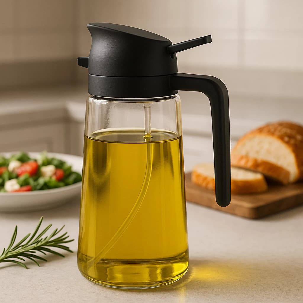 Borrifador para Azeite e Vinagre Vidro Dosador Spray Cozinha Gourmet 470 Ml Oferta