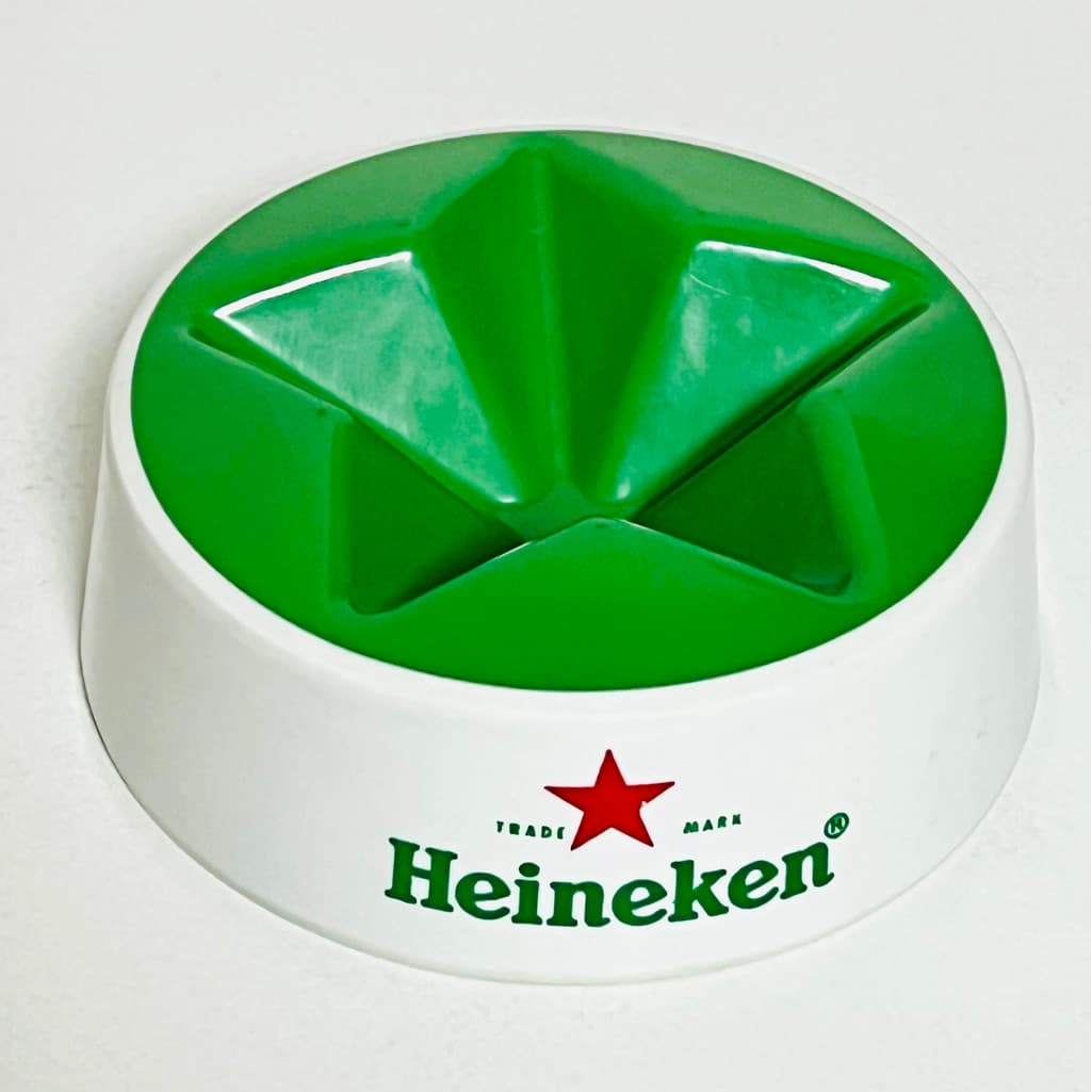Xili Cerveja Verde Cinzeiro Redondo Único Moda Doméstica Bar Cinzeiro Heineken Decorações