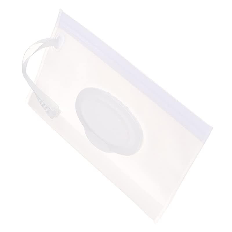 Estojo Transparente para Lenços Umedecidos de Bebê, Porta-Lenços para Viagem, Mantém os Lenços Úmidos, Conjunto de Porta
