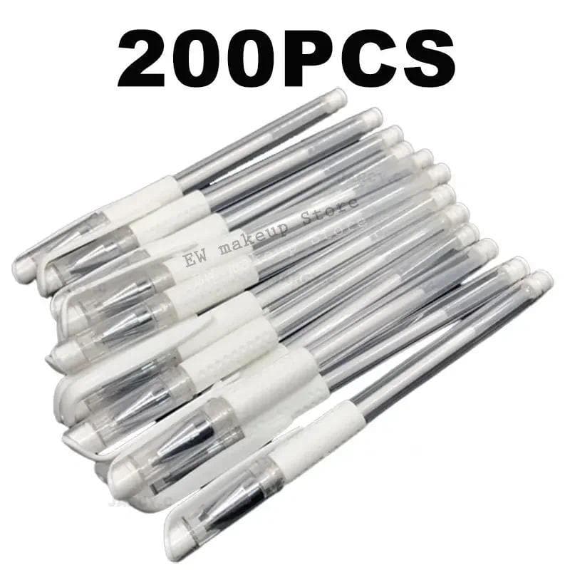 200 Pçs Caneta Marcador De Sobrancelha Acessórios Microblading Pele Cirúrgica Permanente Compõem Suprimentos Branco Cirú