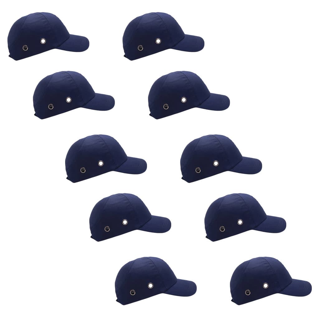 Bone com Capacete EPI Kit 10 Uni Obra Seguranca do Trabalho Casquete Construcao Oficina Reparo Servico Protecao