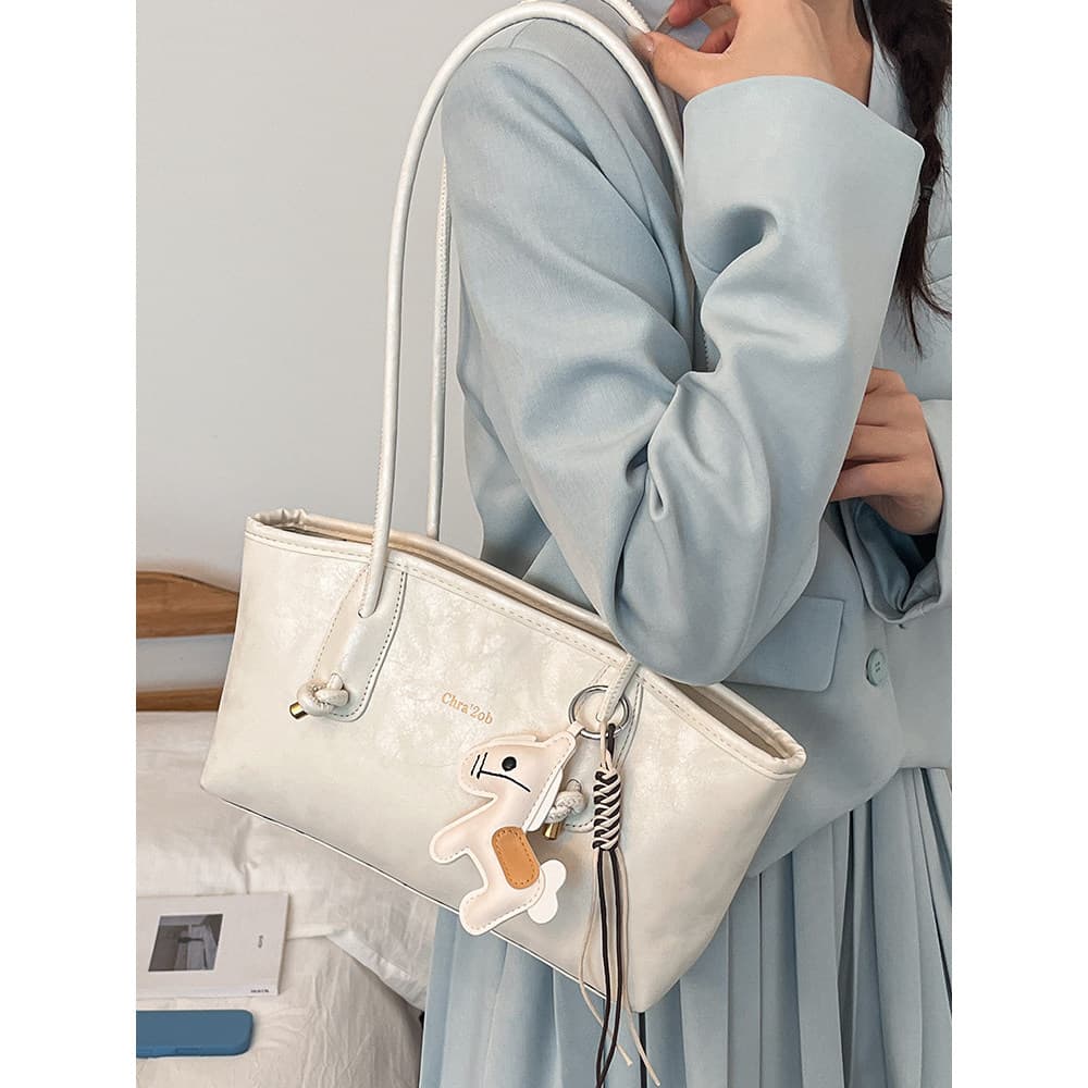 Bolsa bolsa transversal feminino High-End simples grande capacidade sacola feminina 2026 novo estilo francês solto bolsa