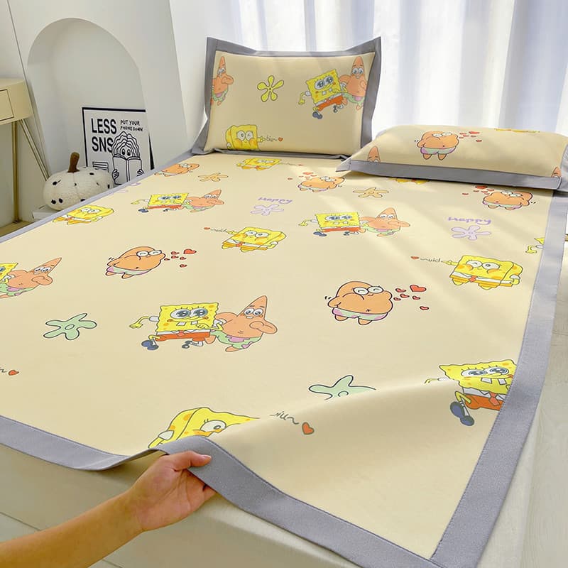 Novo Sanrio gelo seda legal esteira crianças dos desenhos animados verão estudante dormitório único fresco verão ar cond