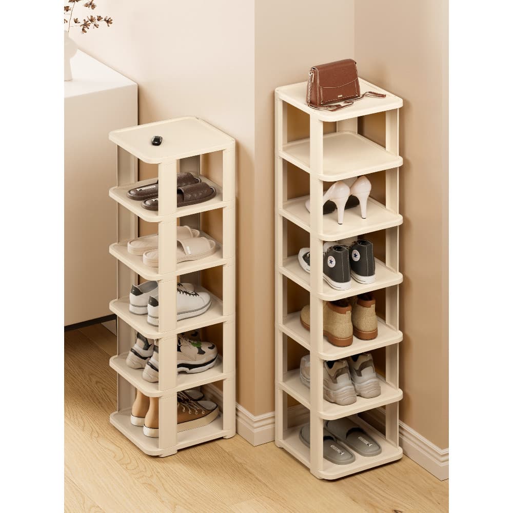 Sapateira simples porta doméstica armazenamento ferramenta útil novo estilo armário de sapatos interior Multi-camada eco