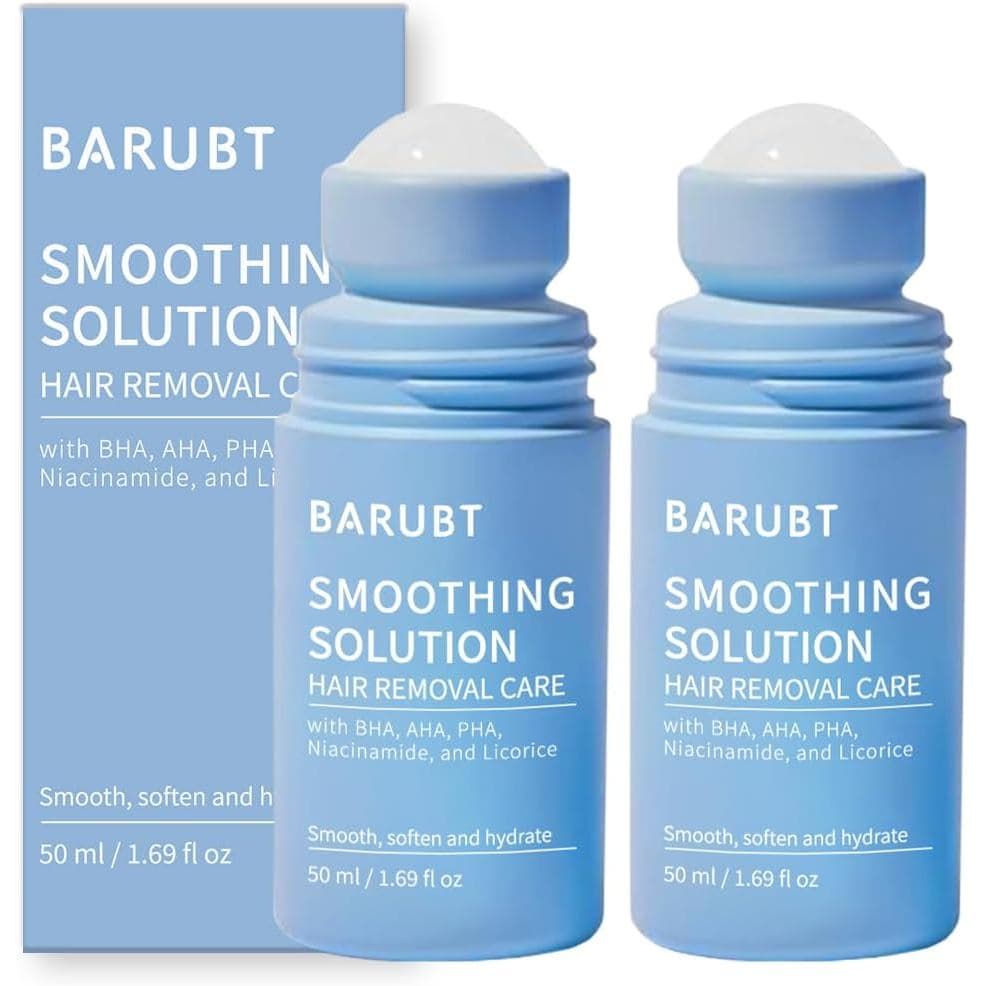 Sérum Suavizante para a Área do Biquíni e Tratamento de Cabelos Cacheados, Solução Suavizante para Áreas Sensíveis (conj