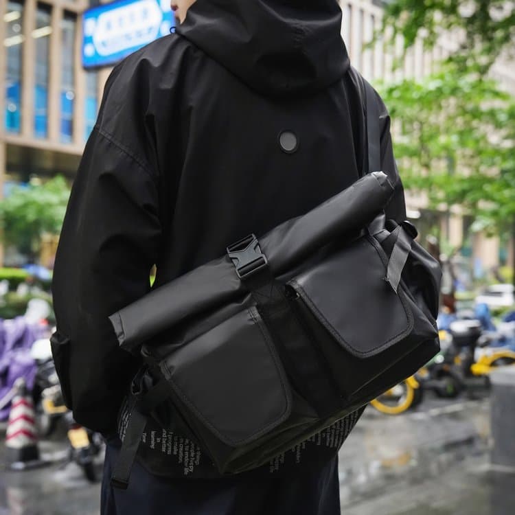 Nova moda ciclismo Commuter mensageiro saco funcional masculino de um ombro saco do mensageiro à prova dwaterproof água
