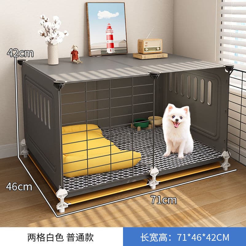 Novo estilo gaiola para cães pequenos, canil doméstico para uso interno, banheiro, cerca para cães de tamanho médio, gai