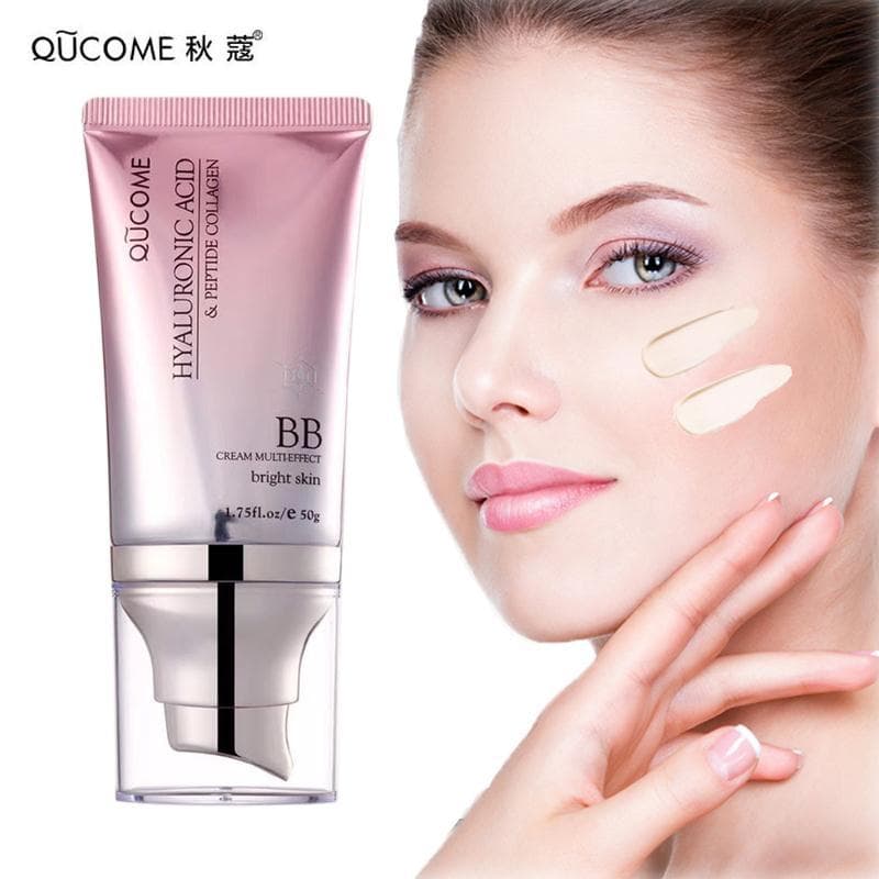 Peptídeo Ácido Hialurônico Iluminador BB Creme Base Líquida Corretivo Hidratante Controle de Óleo de Longa Duração Base