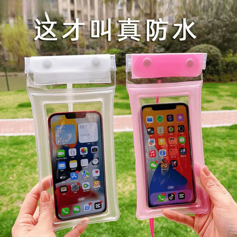 Bolsa à prova d'água para celular, tela sensível ao toque, natação dedicada, foto, mergulho, equipamento de deriva, tran