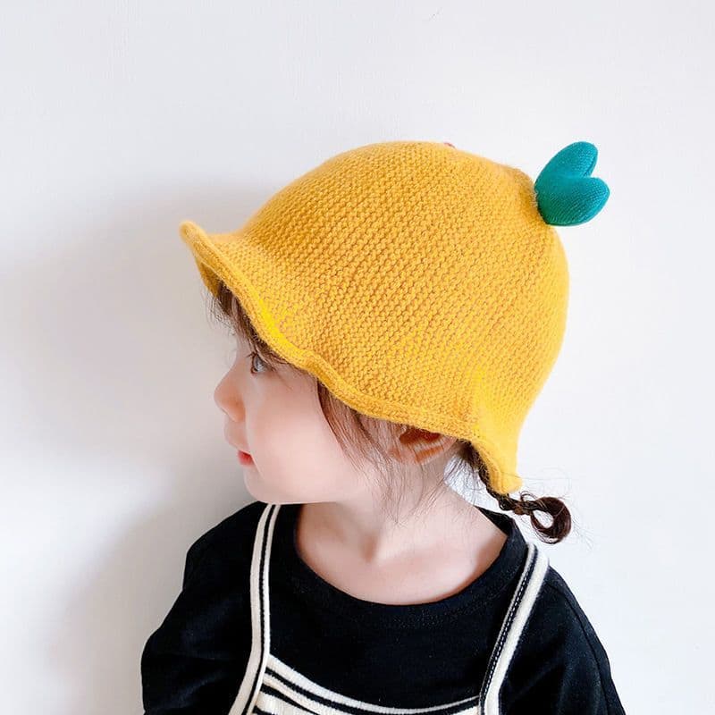 Crianças balde chapéu primavera outono meninas bebê lã malha chapéu bonito Super bonito moda na moda menino chapéu