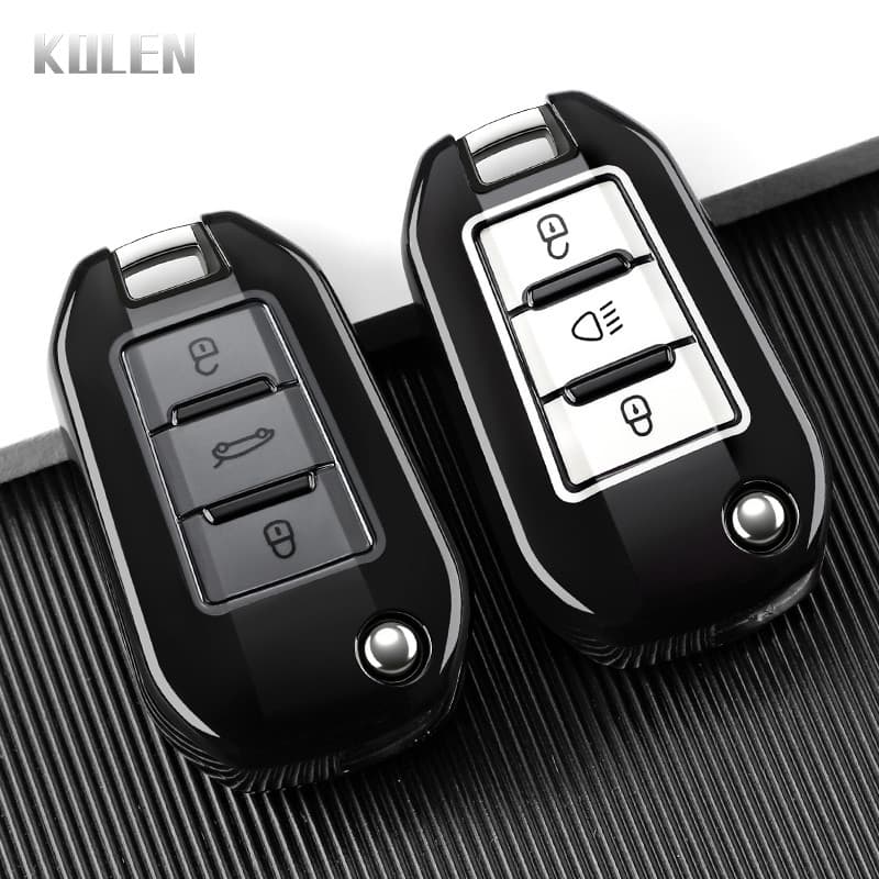 Capa de TPU para Chave Remota de Carro para Peugeot 208 3008 308 508 408 2008 307 4008 Citroen C4 C3 C6 CACTUS C8 MGE3