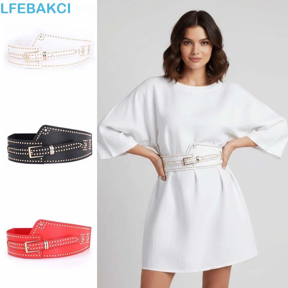 Cintura Larga Com Rebite , Cinto Legal Para Meninas Y2K Ajustável Strass , Decoração Jeans