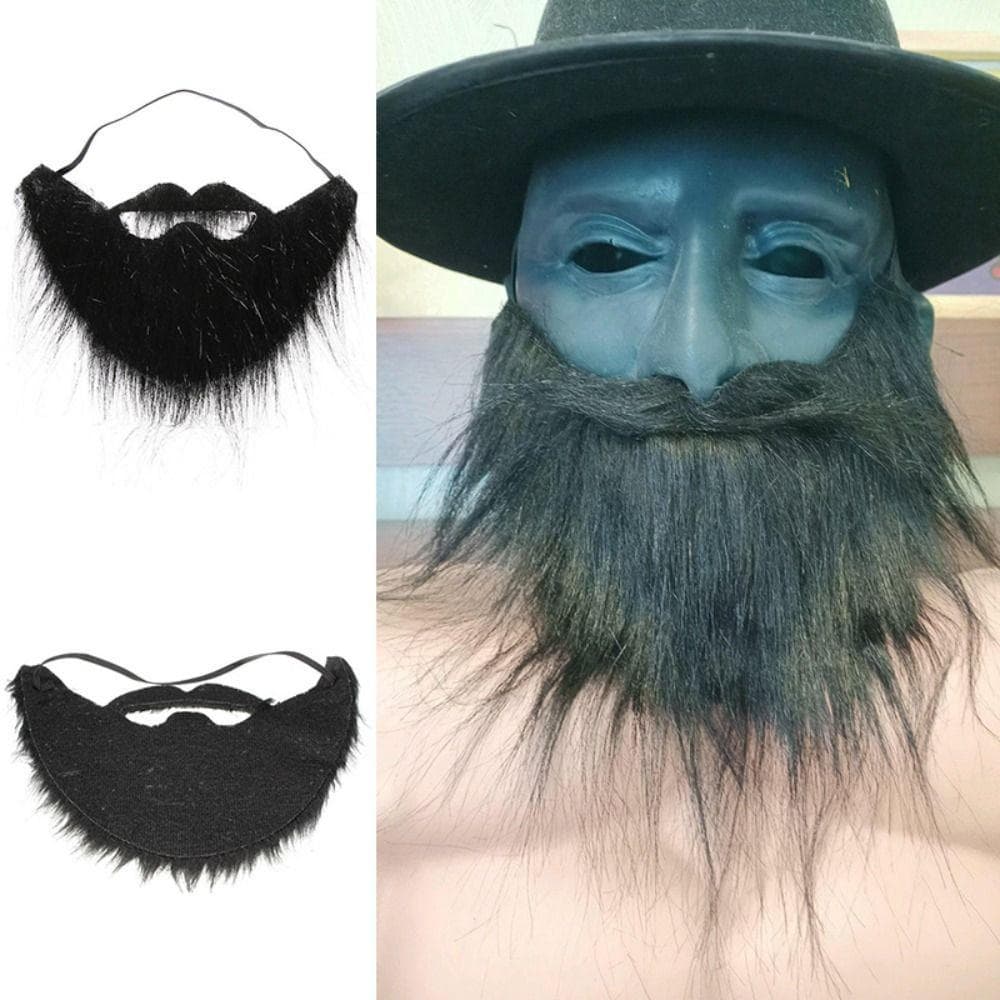Halloween Bigode Falso De , Artificia Barba Falsa Realista , Jogo De Piratas Vívido Festa Vívida E Selvagem