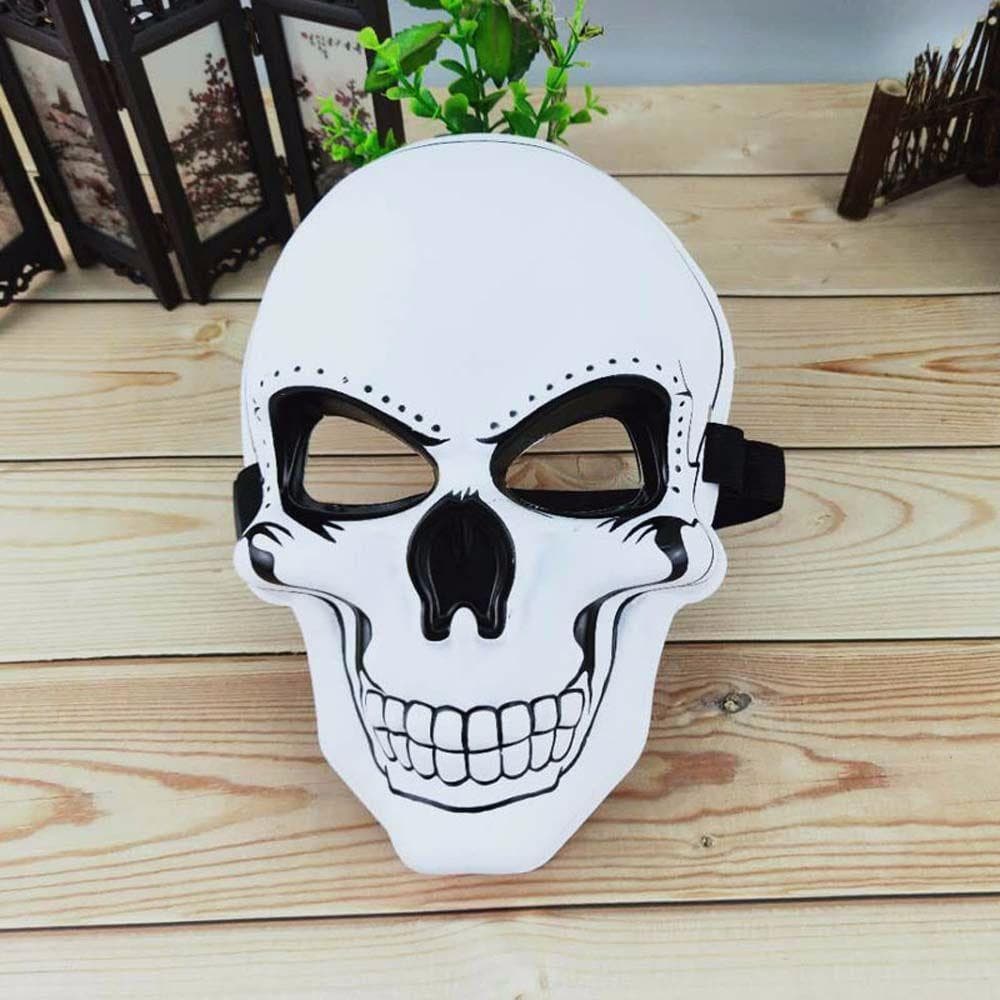 Máscara De Terror Plástico Multicolor Headwear Caveira Fantasma Adereços De Festa
