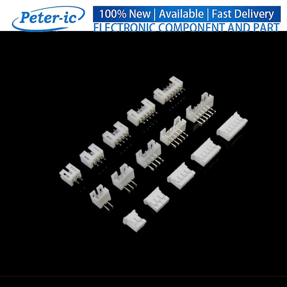 (20 Peças) PH2.0 2.0mm Soquete Fêmea Passo 2/3/4/5/6/7/8/9/10/11/12 Pinos Reto/Curvo Agulha Concha De Borracha Para Cone