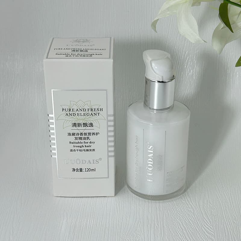Luodaishi loção de óleo essencial para cuidados com os cabelos, barbearia, mesmo estilo, óleo essencial, hidratante, cui