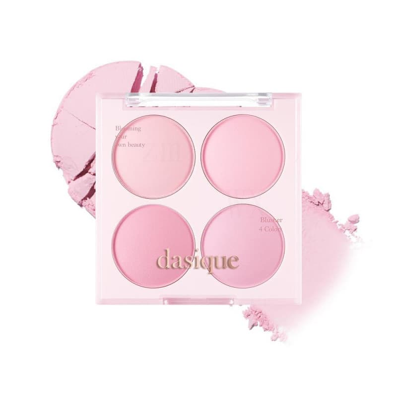 DasiqueBlendingMoodCheek # Sorbet de Mirtilo 08 | 4 tonalidades misturáveis em pó leve | Vegano | Blush