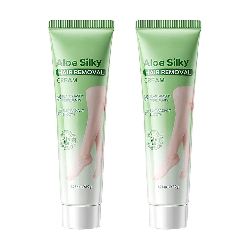 Creme Depilatório Suave com Aloe Vera, Creme para Remoção de Pelos Faciais e Corporais com Aloe Vera, Remoção de Pelos I