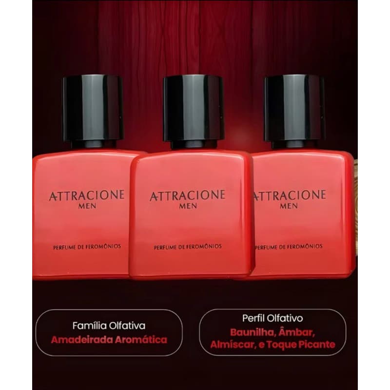 Attracion 3 perfumes100ML masculino
