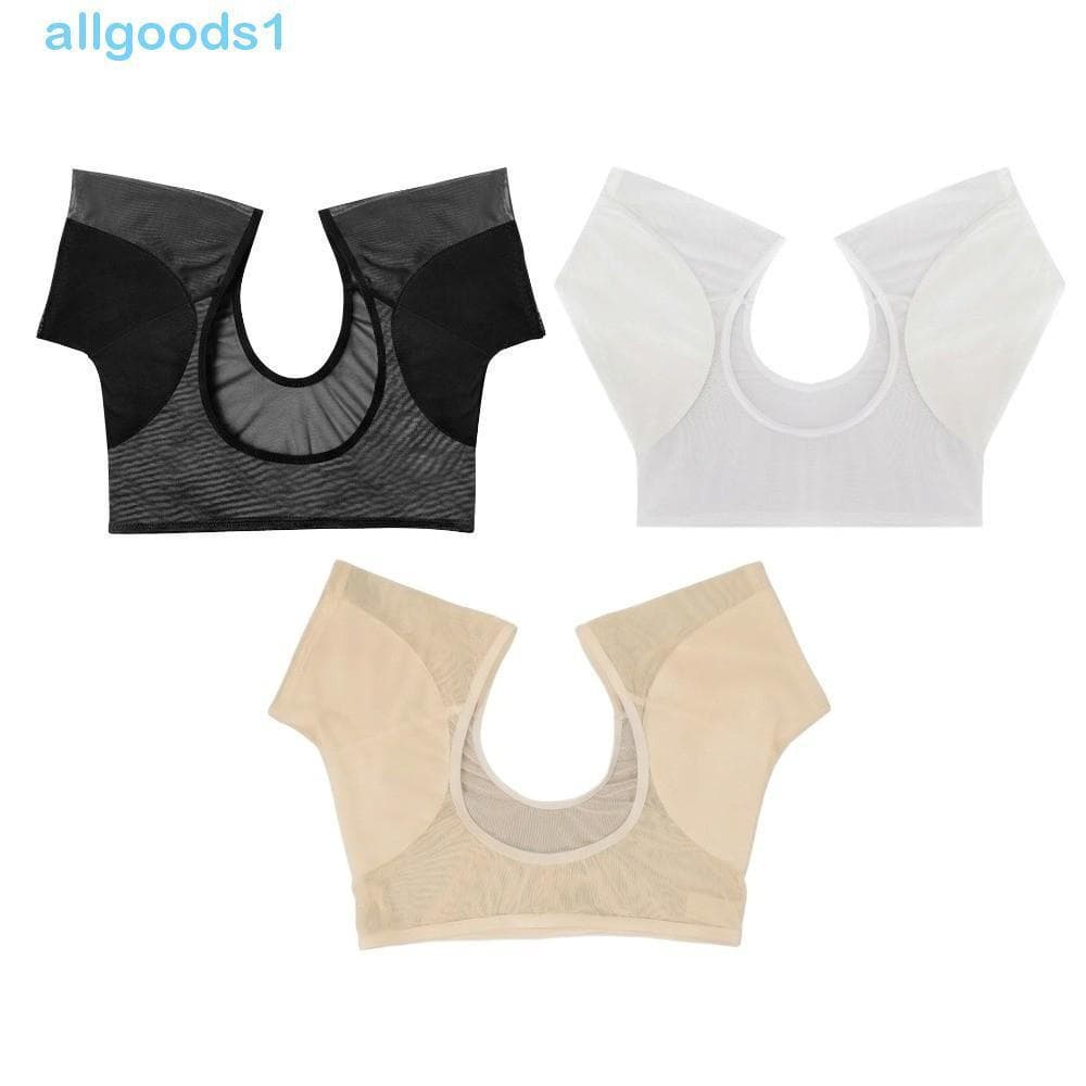 Almofadas De Suor Em Forma De Camiseta ALLGOODS , Desodorantes De Transpiração Laváveis Reutilizáveis Malha Para Cuidado